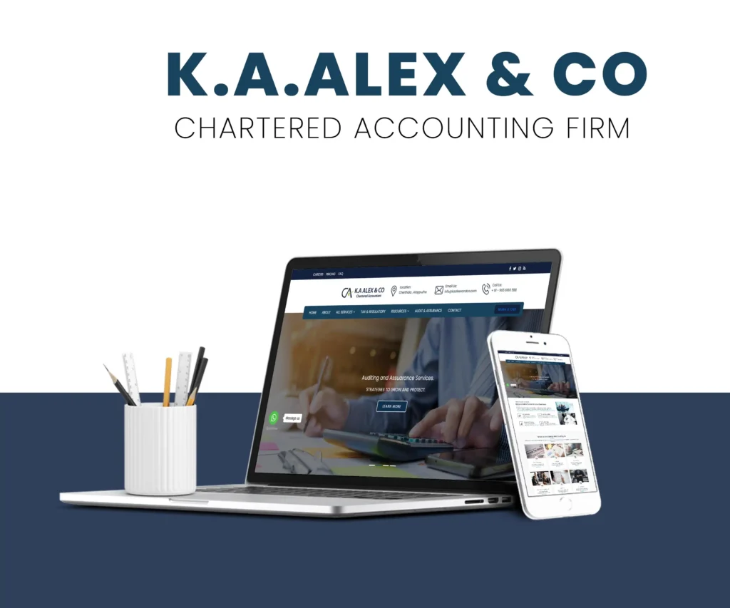 Chartered accountant website design