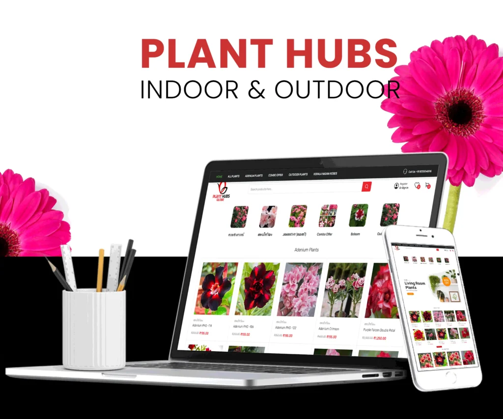 Online indoor and outdoor plant selling website